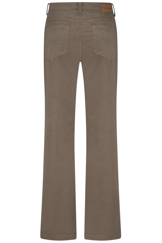 Red Button taupe dames broek | Achteraanzicht