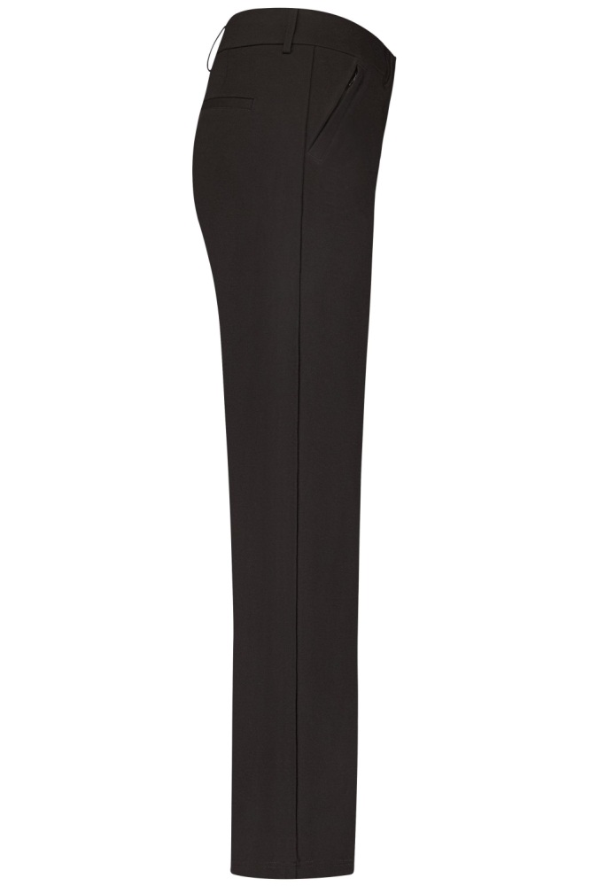 Red Button zwarte dames broek | Zijaanzicht