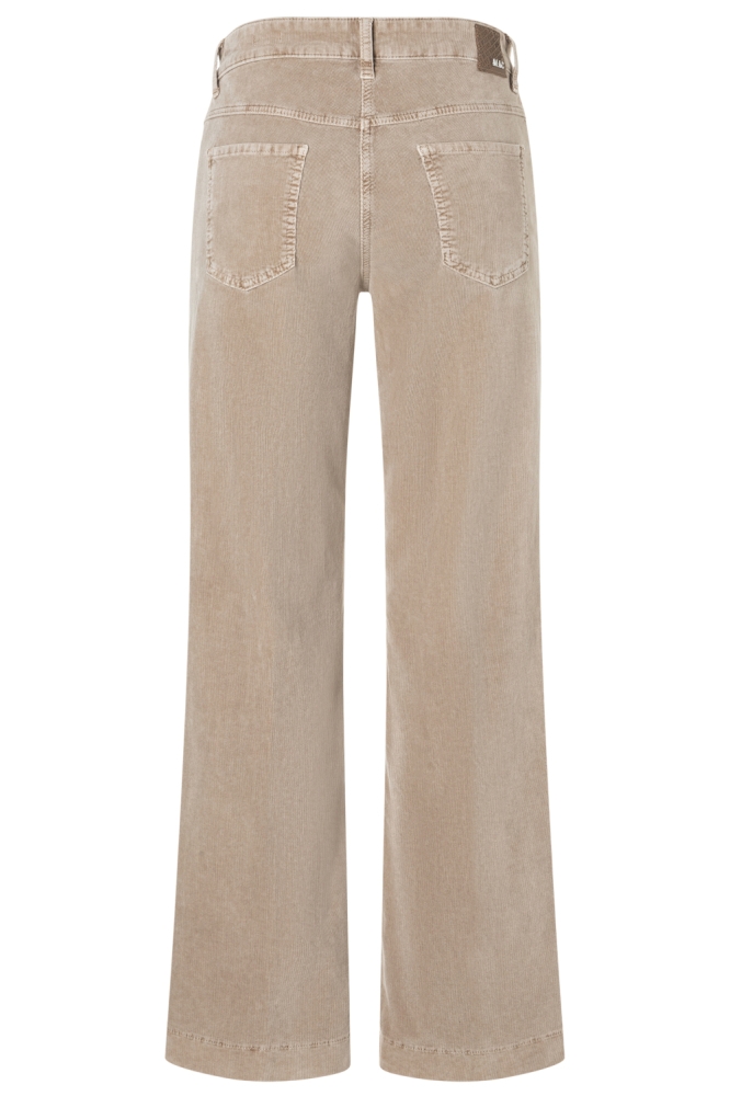 Mac beige dames broek | Achteraanzicht