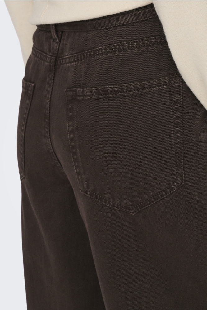 Only bruine dames jeans | Kleurstaal