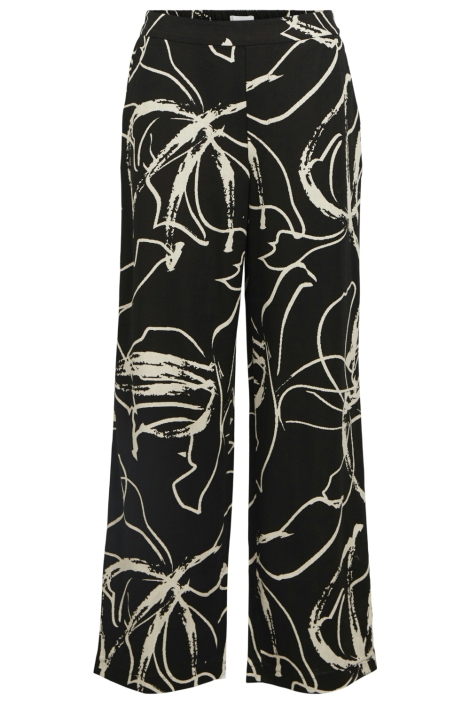 Object zwarte dames broek | Vooraanzicht