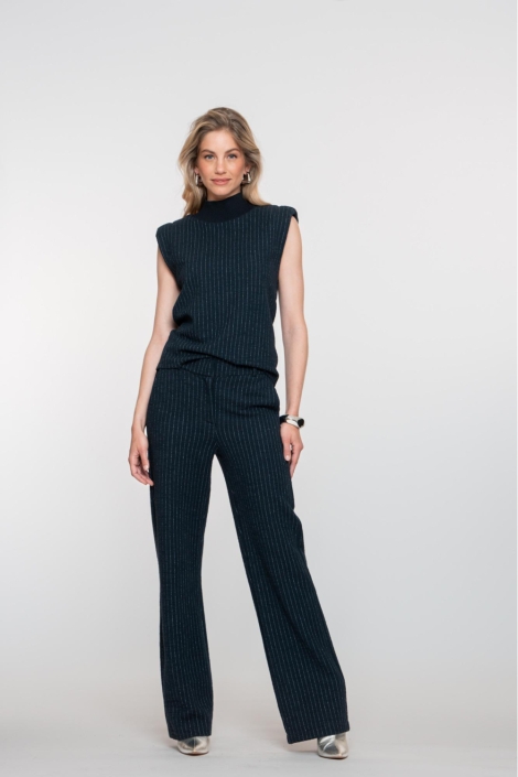 Geisha blauwe dames broek | Model