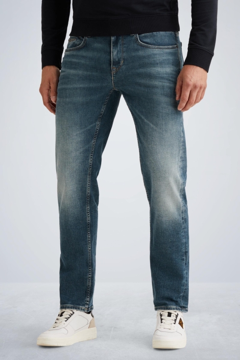 PME legend blauwe heren jeans | Model vooraanzicht
