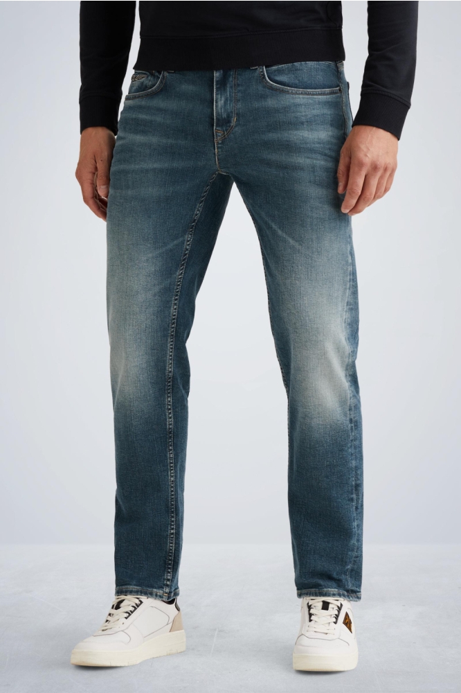 PME legend blauwe heren jeans | Model vooraanzicht