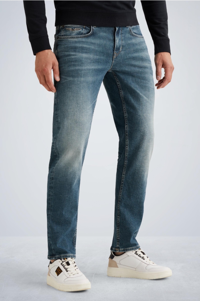 PME legend blauwe heren jeans | Model zijaanzicht