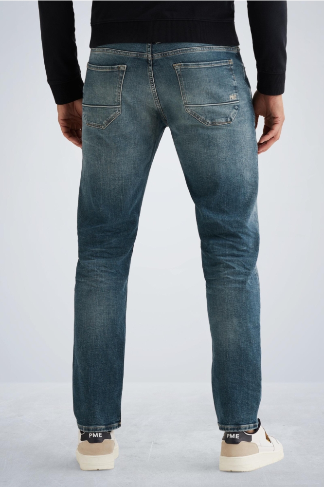 PME legend blauwe heren jeans | Model achteraanzicht