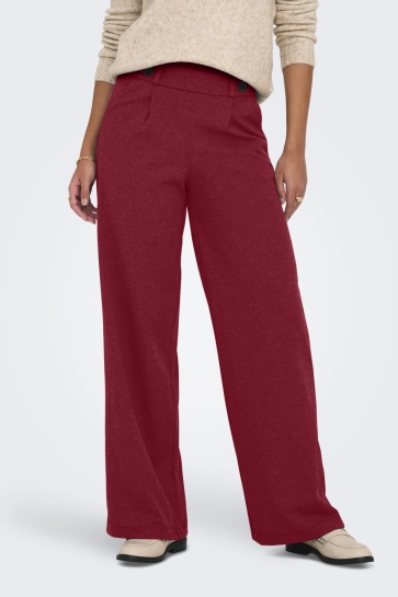 Jacqueline de Yong jdygeggo life new long pant jrs noo Rood
