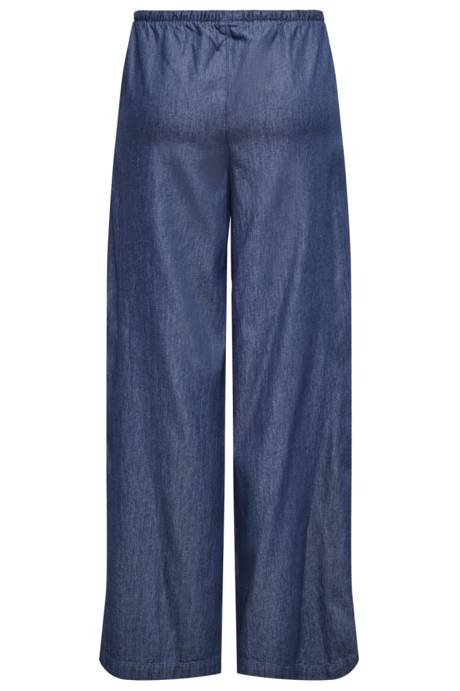 Jacqueline de Yong blauwe dames broek | Achteraanzicht