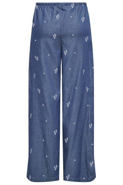 Jacqueline de Yong blauwe dames broek | Achteraanzicht