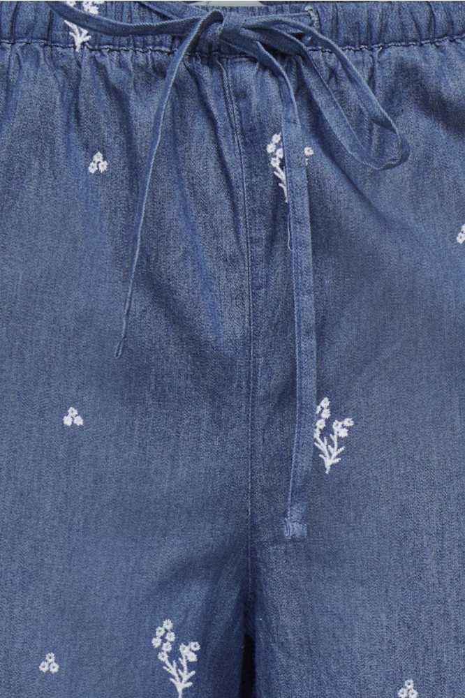 Jacqueline de Yong blauwe dames broek | Close up