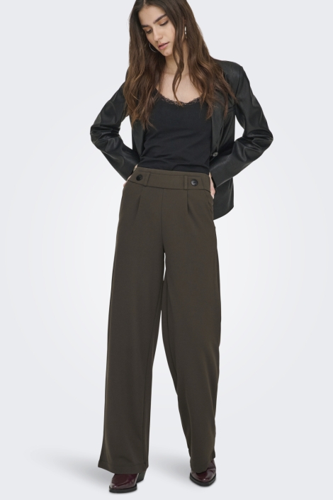 Jacqueline de Yong bruine dames broek | Model