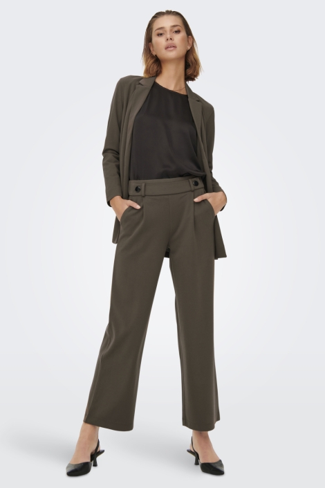 Jacqueline de Yong bruine dames broek | Model
