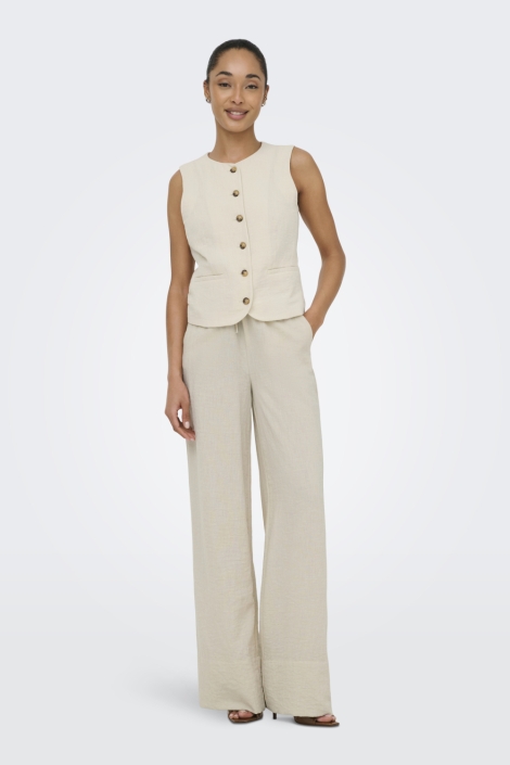 Jacqueline de Yong beige dames broek | Model