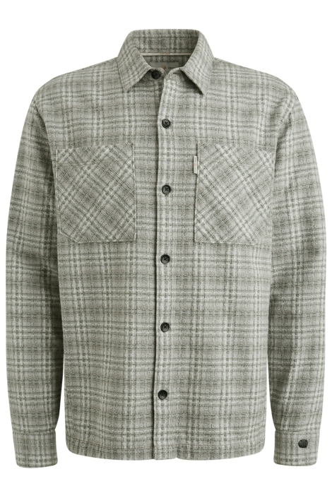 Cast Iron groene heren overhemd | Vooraanzicht