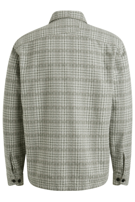 Cast Iron groene heren overhemd | Achteraanzicht