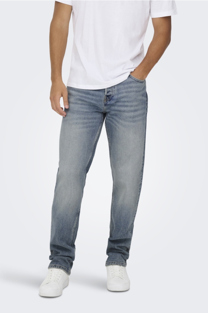 Only & Sons blauwe heren jeans | Model
