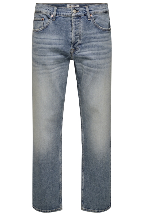 Only & Sons blauwe heren jeans | Vooraanzicht