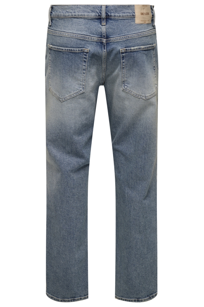 Only & Sons blauwe heren jeans | Achteraanzicht