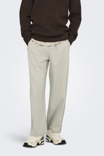 Only & Sons Broek ONSJAKES 0339 LOOSE STR PANT 22034234 Silver Lining