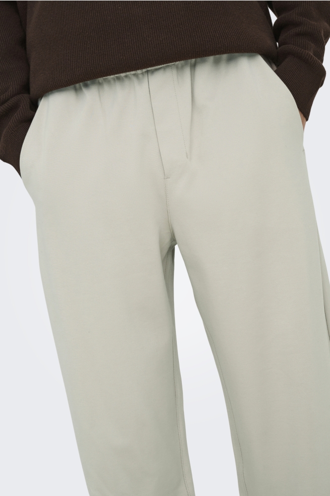Only & Sons ecru heren broek | Close up