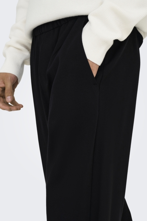 Only & Sons zwarte heren broek | Close up