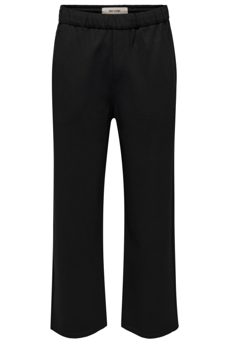 Only & Sons zwarte heren broek | Vooraanzicht
