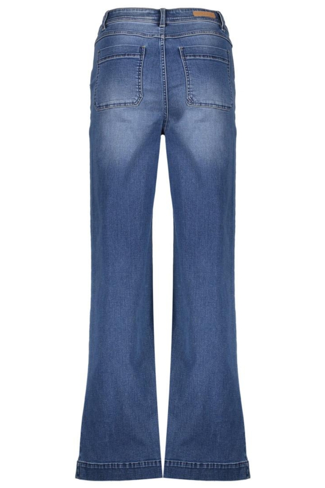 Geisha blauwe dames jeans | Achteraanzicht