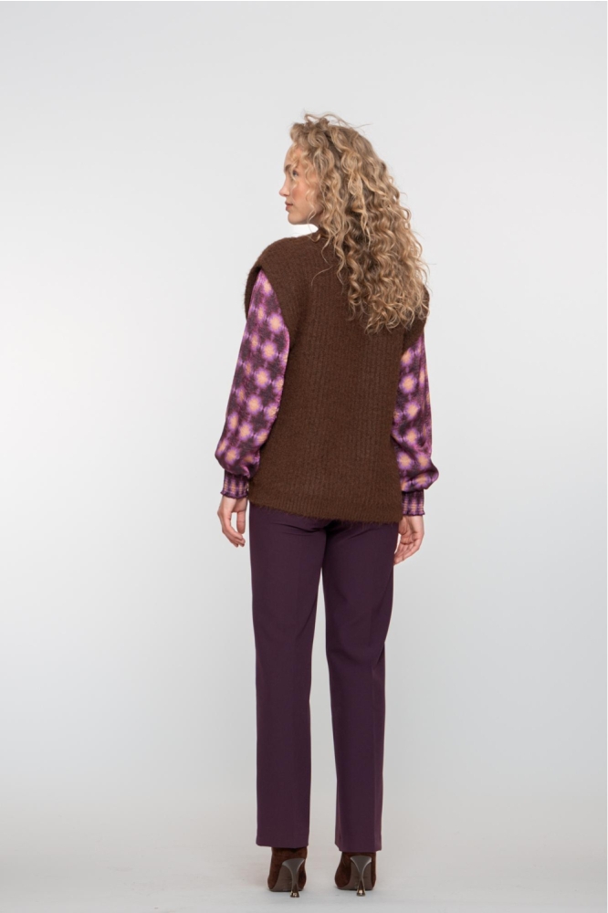 Geisha paarse dames broek | Model