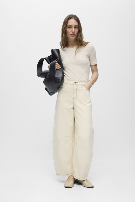 Object beige dames jeans | Model