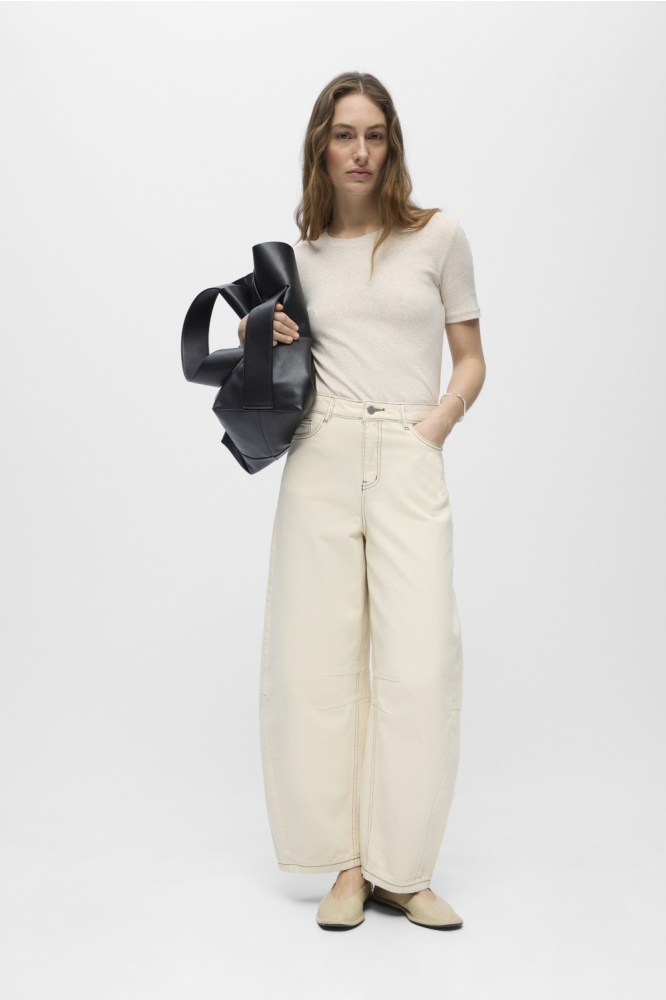 Object beige dames jeans | Model