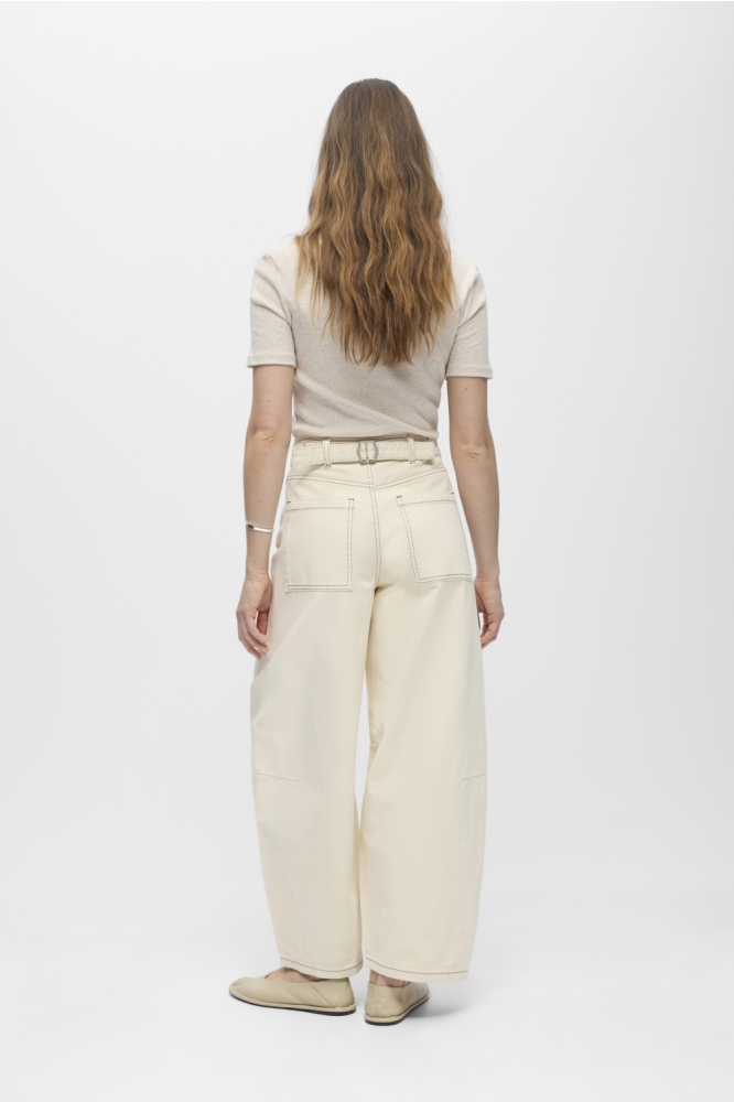 Object beige dames jeans | Model