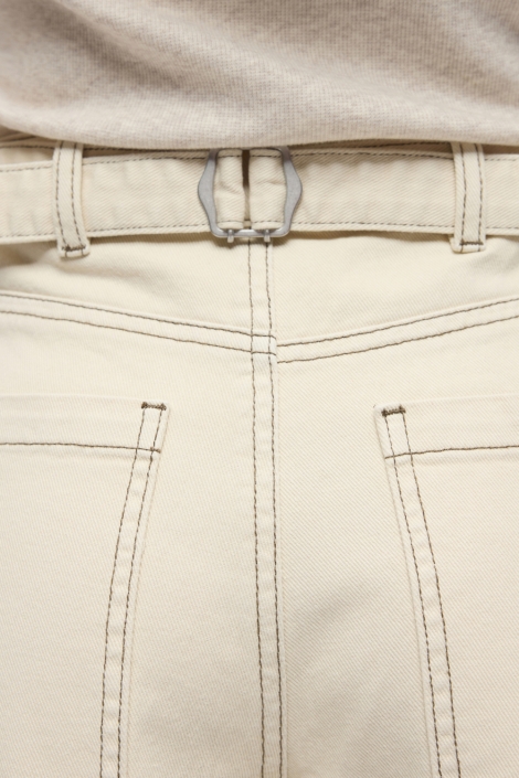 Object beige dames jeans | Kleurstaal