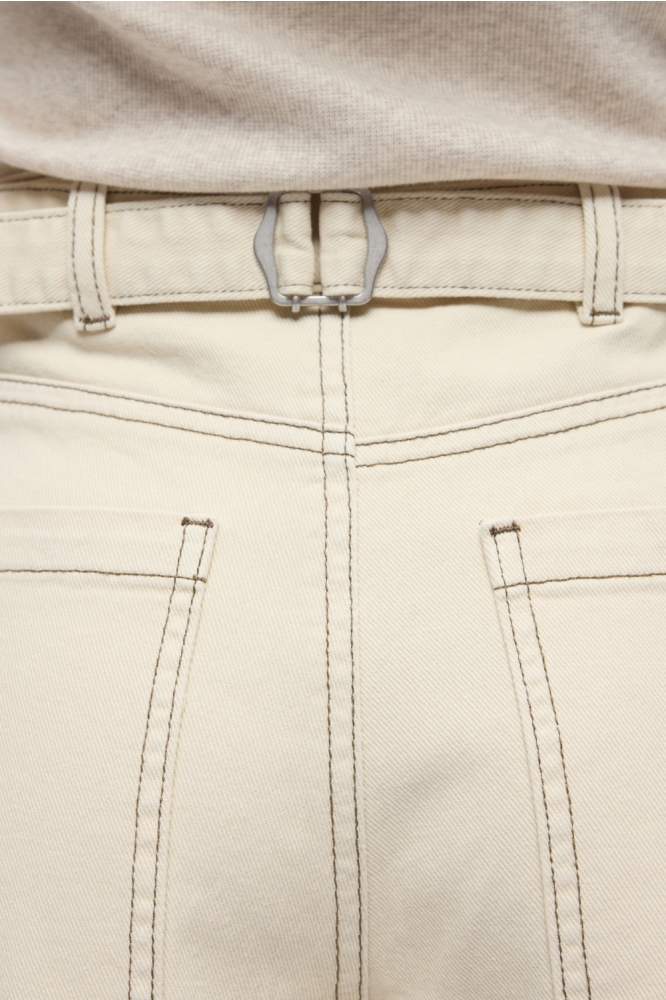 Object beige dames jeans | Kleurstaal