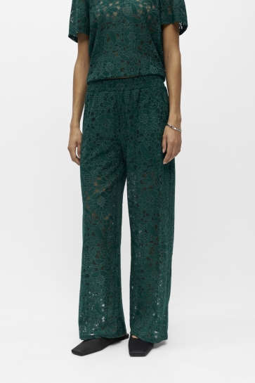 Object objbianca mw wide pant div Groen
