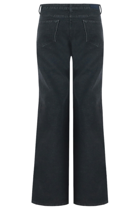 Fluresk grijze dames broek | Achteraanzicht