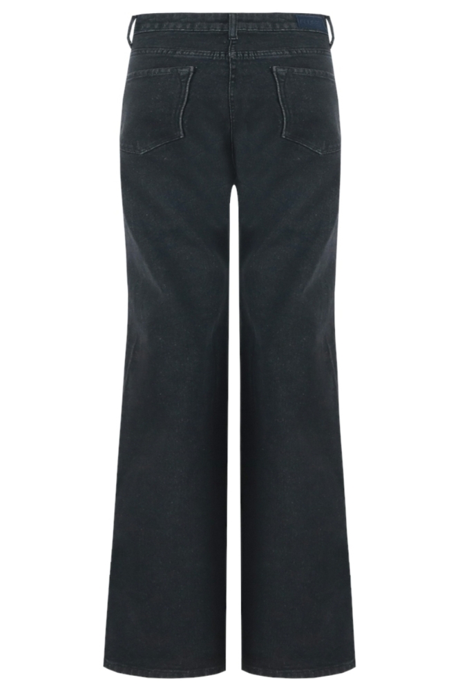 Fluresk grijze dames broek | Achteraanzicht