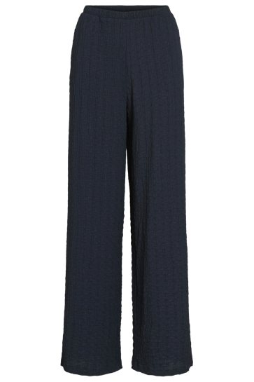 Vila Broek VIRENKA HW WIDE PANTS 14114333 NAVY BLAZER