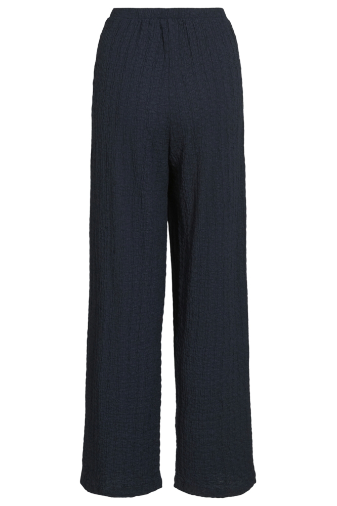 Vila blauwe dames broek | Achteraanzicht