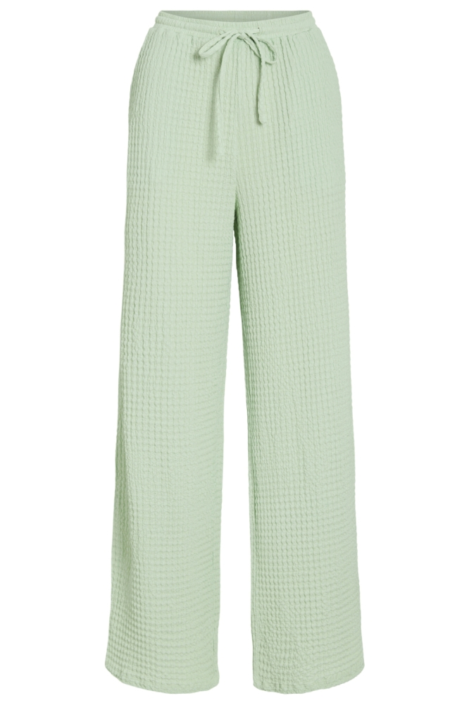 Vila groene dames broek | Vooraanzicht