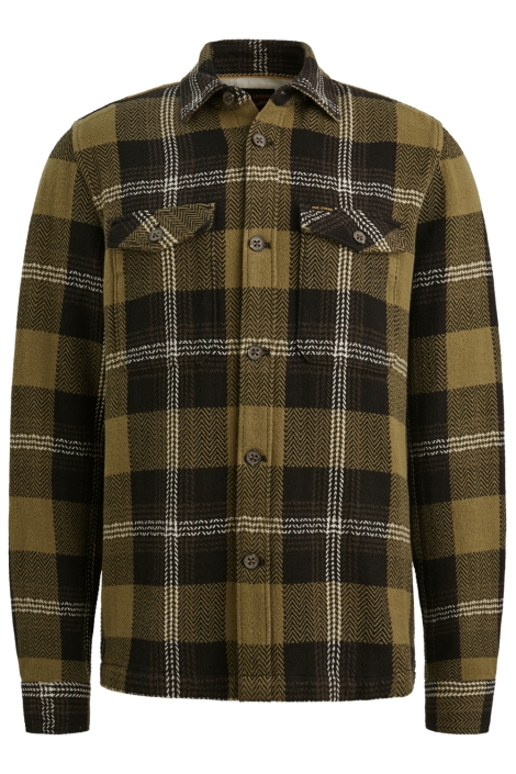 PME legend groene heren overhemd | Vooraanzicht