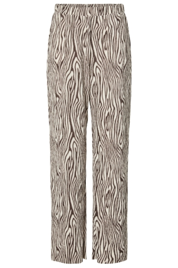 Pieces PCFLORA HW WIDE PANTS JRS MSA BC 17155400 COFFEE QUARTZ/ANIMAL