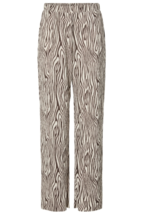 Pieces bruine dames broek | Vooraanzicht