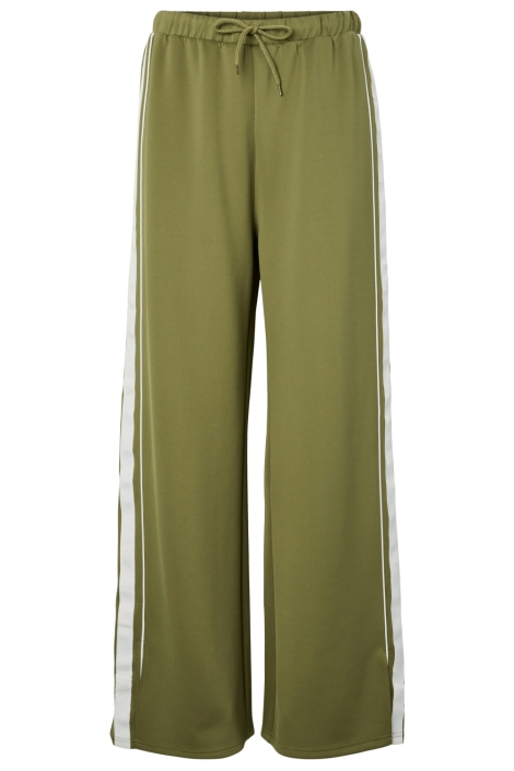 Pieces groene dames broek | Vooraanzicht