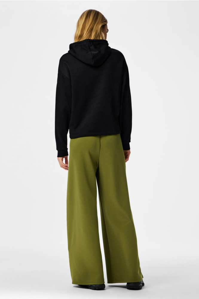 Pieces groene dames broek | Model