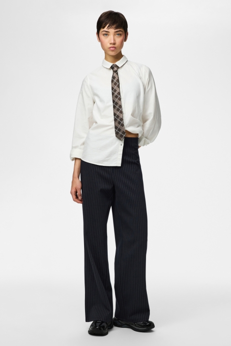 Pieces blauwe dames broek | Model