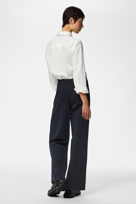Pieces blauwe dames broek | Model