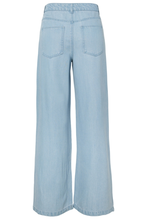 Pieces blauwe dames jeans | Achteraanzicht