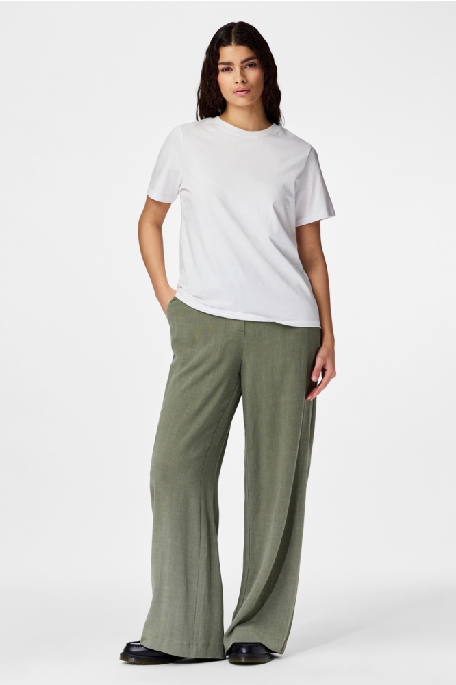 Pieces groene dames broek | 