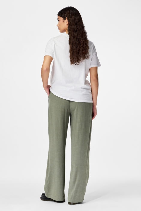 Pieces groene dames broek | 
