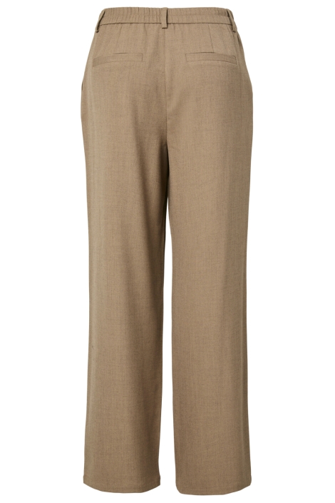 Pieces camel dames broek | Achteraanzicht